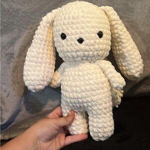 Plush White Bunny Stuffed Animal